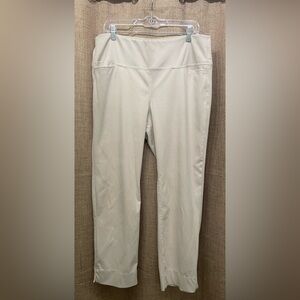 J. Jill Cream wide Leg Pull-On Pants